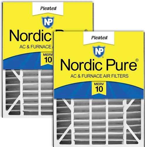 Miniatura 10 de Nordic Pure 20x25x5 (tamaño real: 19 3/4 x 24 1/4 x 4 7/8) Filtro de CA Air Bear MERV 13 Plus Carbon 4 Pack
