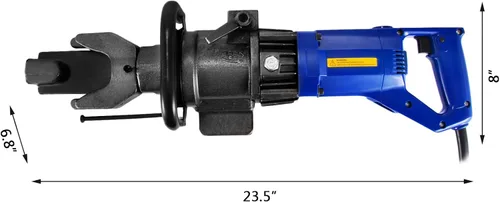 Miniatura 8 de Happybuy Dobladora de barras de refuerzo hidráulica eléctrica, dobladora eléctrica portátil de 900 W, dobladora de hasta 5/8 pulgadas #5 0.157-0.630