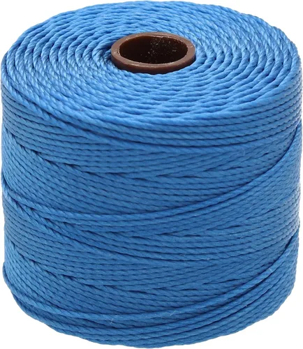 Miniatura 8 de The Beadsmith S-Lon - Cordón de nailon trenzado de 0.020 in para cuerda, color rojo oscuro, TEX210, carrete de 77 yardas