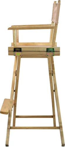 Miniatura 6 de Casual Home - Silla de director de 30.0 in, marco natural, con lona bronceada, altura de barra