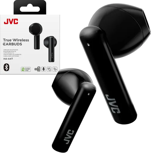 JVC Auriculares inalámbricos ligeros con unidad de controlador de 0.472 in, Bluetooth 5.1, un solo uso, IPX4, batería de larga duración (hasta 30