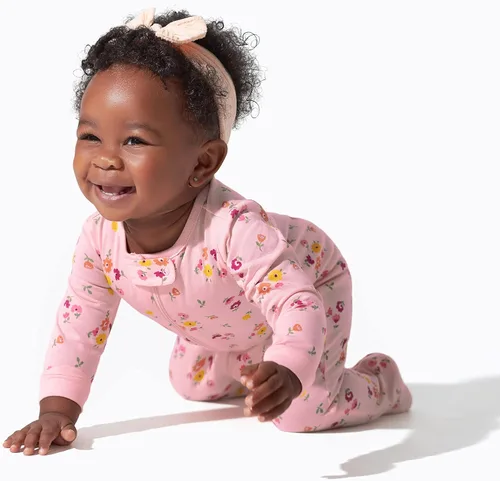 Miniatura 2 de Onesies Brand Paquete de 4 mamelucos Sleep 'N Play para bebés niñas