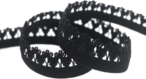 Miniatura 6 de Bristlegrass Picot Loop - Banda elástica para coser de 1/2 pulgada, 0.512 in, corona de carrete con volantes, cinta elástica para atar el cabello