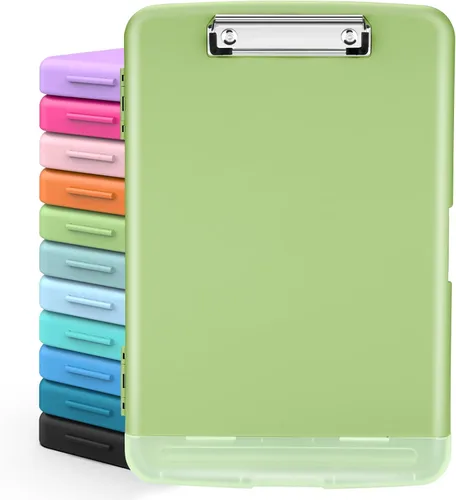 Miniatura 25 de Sooez Portapapeles con almacenamiento, tableros de clip de alta capacidad de 8.5 x 11 pulgadas con almacenamiento, carpeta de portapapeles