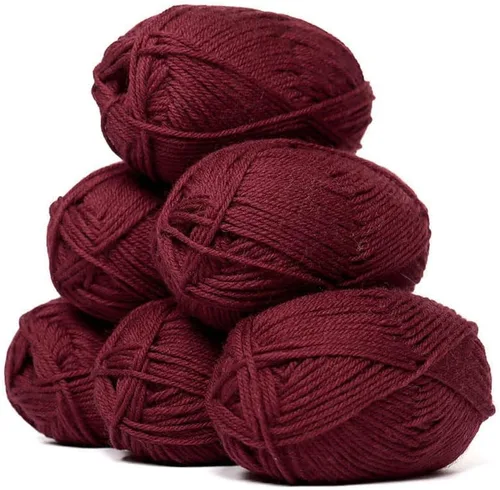 Miniatura 47 de 100% lana pura Superwash de Alpaca Warehouse, juego de 3 madejas (150 gramos) de peso DK - Procedencia directa de Perú - Celestialmente suave