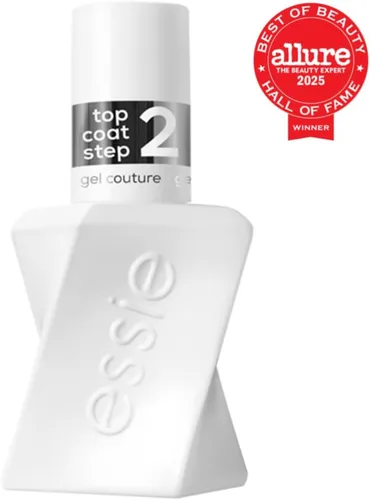 Miniatura 2 de essie Gel Couture - Capa superior con acabado de grado platino, 0.46 onzas (el embalaje puede variar) (paquete de 2)