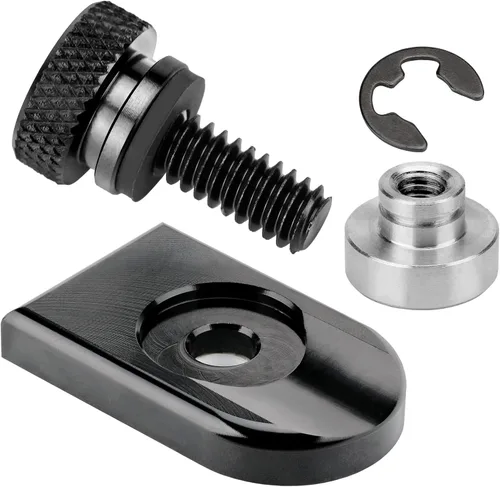 Miniatura 11 de Perno de asiento de motocicleta, tuerca de tuerca de repuesto para Harley Touring Sportster Dyna Softail Road King Electra Street Glide 1996-2023