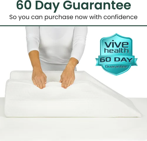 Miniatura 9 de Xtra-Comfort Almohada de elevación de piernas: cuña de pierna para rodilla, hinchazón, elevación, después de la cirugía imprescindible – Post