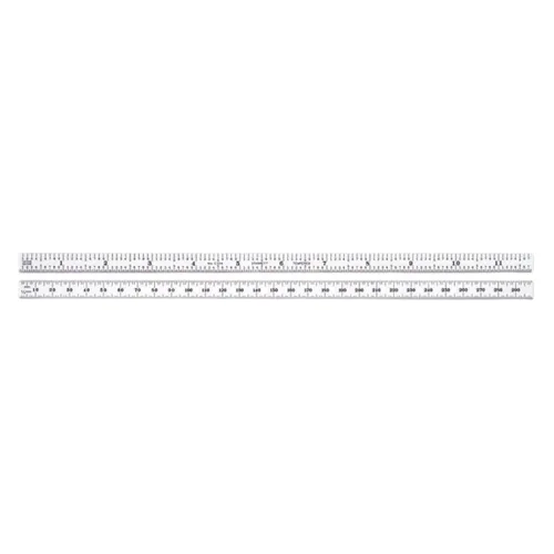 Miniatura 22 de Starrett Regla de acero totalmente flexible con acabado cromado satinado, lectura rápida y graduación en pulgadas, graduación 3R, 6 pulgadas