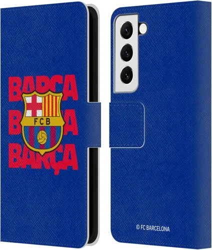 Miniatura 186 de Head Case Designs Funda de piel con licencia oficial del FC Barcelona Barca Crest Graphics para Samsung Galaxy A06 4G
