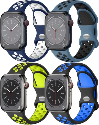 Miniatura 12 de Correa deportiva para correas de Apple Watch de 1.811 in 1.654 in 1.772 in 1.614 in 1.732 in 1.575 in 1.496 in Ultra/2 1.929 in para mujeres