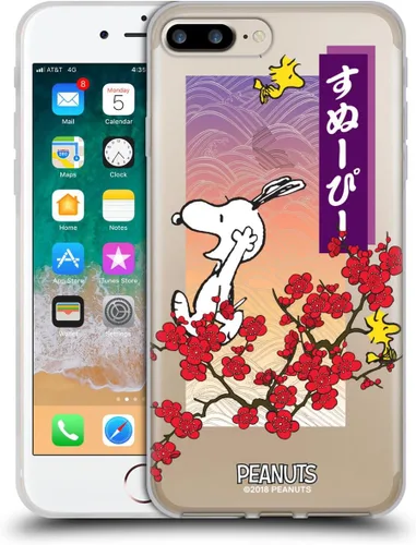 Miniatura 459 de Carcasa de gel para iPhone 7 Plus/iPhone 8 Plus, diseño de Snoopy Oriental de Peanuts, Badges