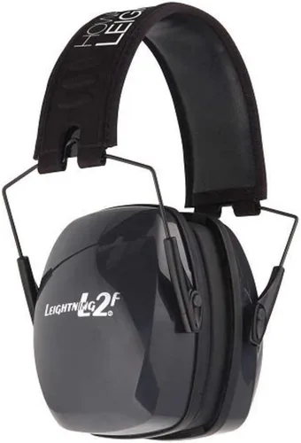 Miniatura 3 de Howard Leight by Honeywell Leightning L0F Orejera de tiro ultrafina plegable (R-01523), color negro