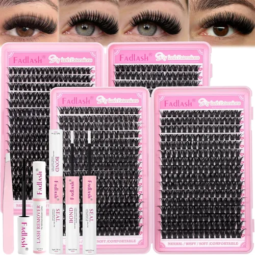 Miniatura 10 de Extensiones de Pestañas Rizo D 0.59-0.79 pulgadas Bandeja Mixta Seda Extensiones de Pestañas Clásicas Suministros Extensiones de Pestañas