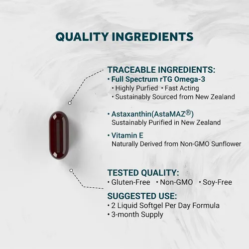 Miniatura 3 de Naturalis Aceite de pescado Ultra rTG Omega 3 1800mg de atún salvaje de Nueva Zelanda Certificado IFOS y de origen sostenible Omega3s