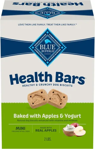 Miniatura 23 de Blue Buffalo Health Bars - Galletas crujientes de tocino, huevo y queso para perros, horneadas al horno con tocino real e ingredientes naturales