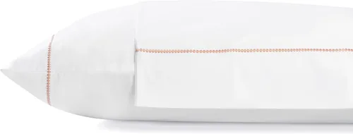 Miniatura 17 de Linen Home Juego de fundas de almohada King de 500 hilos, fundas de almohada 100 % algodón de fibra larga, juego de 2 fundas de almohada de satén