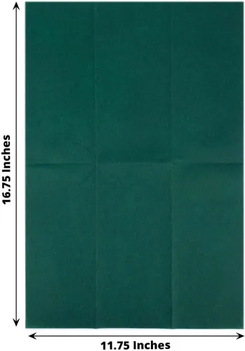 Miniatura 3 de Efavormart - Paquete de 20 servilletas de papel Airlaid de papel suave de lino verde esmeralda cazador, altamente absorbentes, desechables Verde