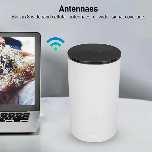 Miniatura 4 de GOWENIC Enrutador WiFi 6 5G con ranura SIM, velocidades de descarga de hasta 4.67 Gbps, enrutador WiFi de doble banda, puerto LAN WAN, enrutador CPE