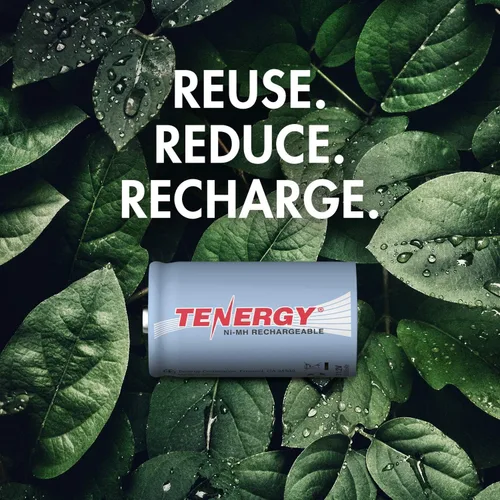 Miniatura 6 de Tenergy Batería NiMH D de 10000 mAh, batería recargable de alta capacidad de tamaño D, baterías de celda D de alto drenaje para linterna, paquete