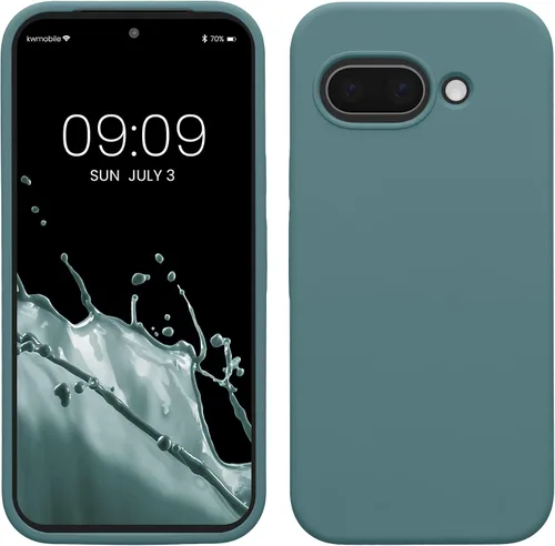 Miniatura 97 de kwmobile Funda Compatible con Google Pixel 6 Pro - Funda de Teléfono de Silicona TPU con Acabado Suave - Azul Caribe