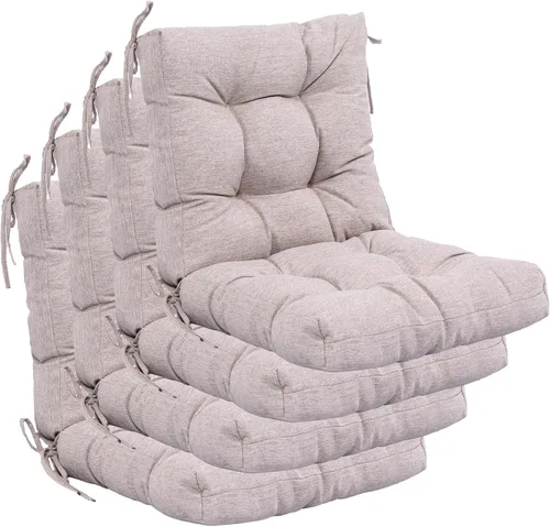 Miniatura 63 de QILLOWAY - Cojín o respaldo para asiento de exterior, cojín de repuesto, primavera/verano, Moderno, Beige
