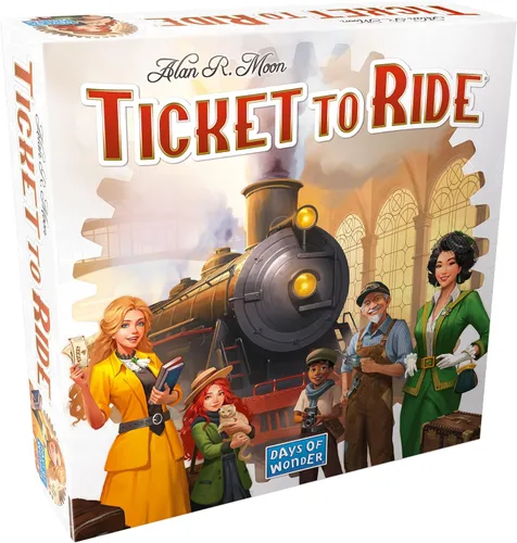 Juego de mesa Ticket to Ride de Asmodee (Actualización 2025) - Una aventura ferroviaria a través del país para amigos y familia, juego de estrategia