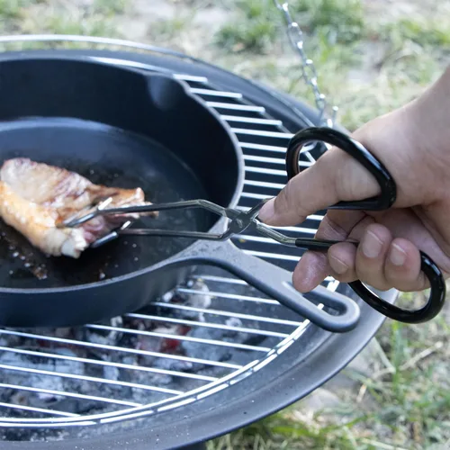 Miniatura 6 de Kit de accesorios de campamento para horno holandés 5 en 1, equipo de cocina con guantes resistentes al calor, pinzas de tijeras de 16 pulgadas