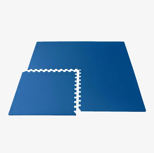 Miniatura 5 de We Sell Mats 3/8" Thick Multipurpose EVA Foam Exercise Floor Mat, Interlocking Tiles, Anti-Fatigue for Home or Gym Azul