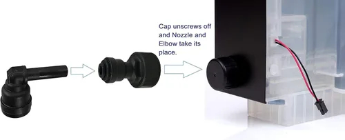 Miniatura 3 de Empalme con codo Keurig B150 para conexión directa de línea de agua