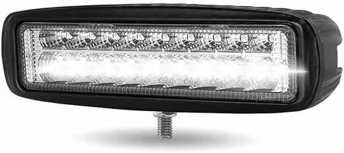 Miniatura 2 de Trux Accesorios TLED-W4 Universal 6" Rectangular LED Lámpara de Trabajo/Luz con Estroboscópico Ámbar