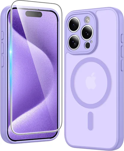 Miniatura 535 de FNTCASE Funda para iPhone 13 Pro-Max: Fundas magnéticas transparentes compatibles con Magsafe Slim anti amarillamiento protección contra caídas