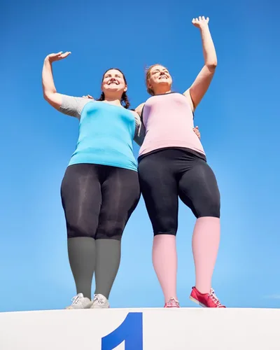 Miniatura 5 de Aoliks Calcetines de compresión de talla grande para pantorrillas anchas, extra grandes hasta la rodilla, calcetines de apoyo alto para mujeres
