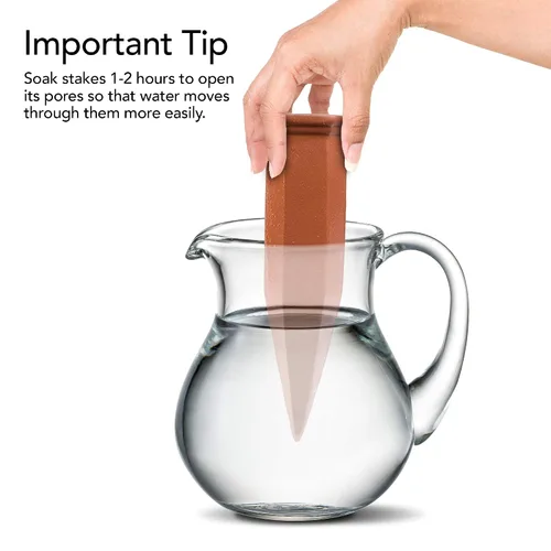 Miniatura 6 de Modern Innovations estacas para regar plantas, conjunto de 4 para regar plantas con este gran sistema de riego, perfecto para el hogar como un