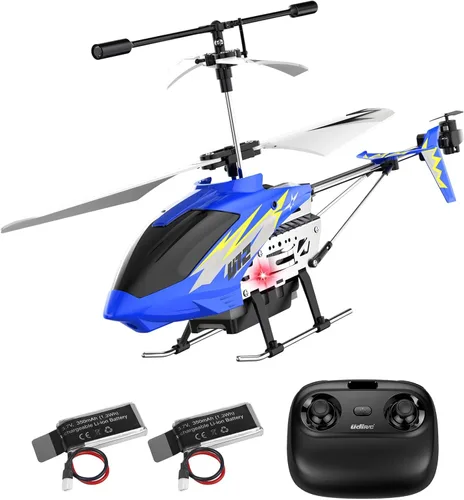 Cheerwing Helicóptero de control remoto U12 con retención de altitud, mini helicóptero RC para adultos y niños, una tecla de despegue/aterrizaje y 2