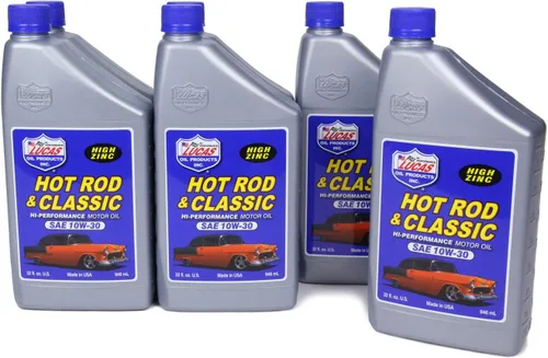 Miniatura 5 de Lucas Oil 10679 - Aceite de motor SAE 10W-30 para Hot Rod y autos clásicos - 5 cuartos de galón (paquete de 3)