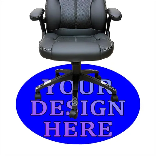Miniatura 47 de Tapete redondo personalizado para silla de escritorio de oficina, diseño de tu propio logotipo de foto, texto, alfombrillas circulares