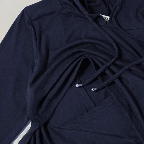 Miniatura 39 de GINKANA Sudadera con capucha para mujer, manga larga, lactancia materna, ropa casual