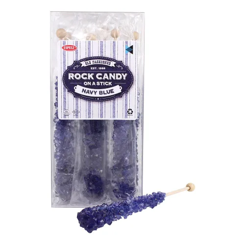 Miniatura 16 de Palitos de caramelo de roca extragrandes: 12 paletas de cereza rosa – envueltas individualmente – Palitos de caramelo de roca de cristal