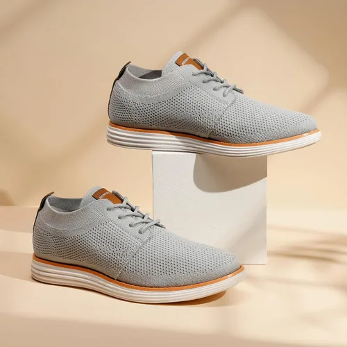 Miniatura 9 de Bruno Marc Zapatillas de malla para hombre Oxfords ligeras
