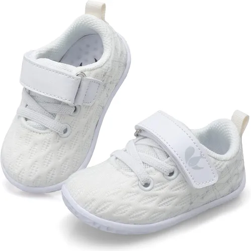 FEETCITY Zapatillas de bebé para niños y niñas zapatos de primera caminata zapatos de cuna para recién nacidos zapatos de meter