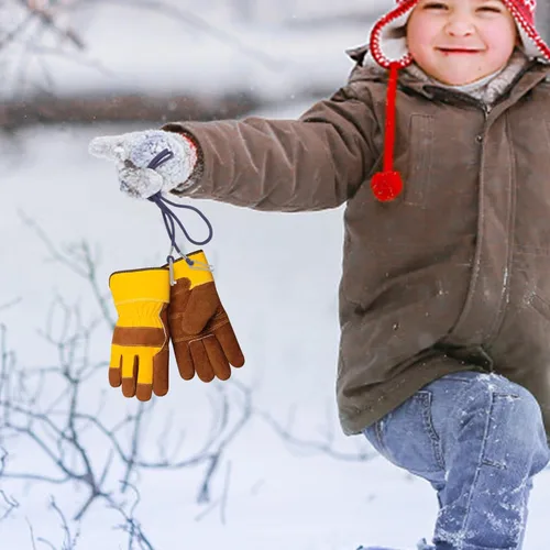 Miniatura 9 de EXCEART Clips para guantes con correa elástica ajustable, clips para guantes de invierno para gorros, clips de nailon para colgar el cuello, cuerda