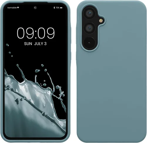 Miniatura 101 de kwmobile Funda Compatible con Samsung Galaxy A14 5G - Funda de teléfono de TPU y silicona con acabado suave - Verde Lima
