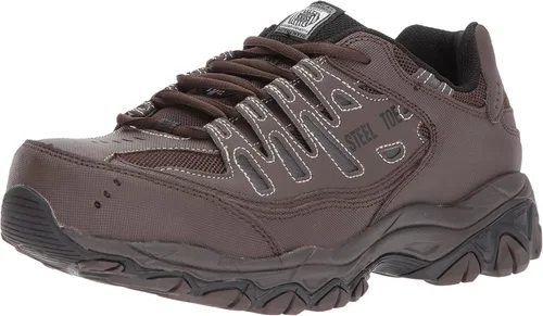 Miniatura 23 de Skechers Zapatos de construcción Cankton con punta de acero para hombre, clasificación de peligro eléctrico, espuma viscoelástica