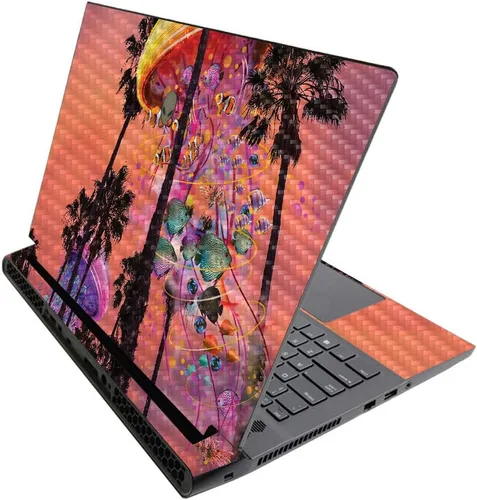 Miniatura 459 de MightySkins - Skin brillante con purpurina para Alienware M17 R3 (2020) y M17 R4 (2021) - Diversión de los años 90 Acabado duradero con purpurina