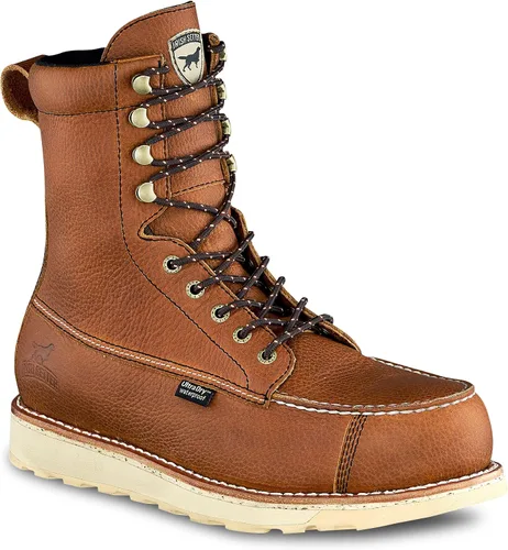 Miniatura 5 de Irish Setter, Wingshooter ST, Botas para hombre de 8 pulgadas, impermeables, con punta de seguridad no metálica, Botas de trabajo Ámbar