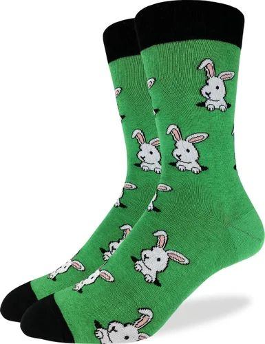 Good Luck Sock - Calcetines para hombres adultos con la bandera estadounidense y los presidentes