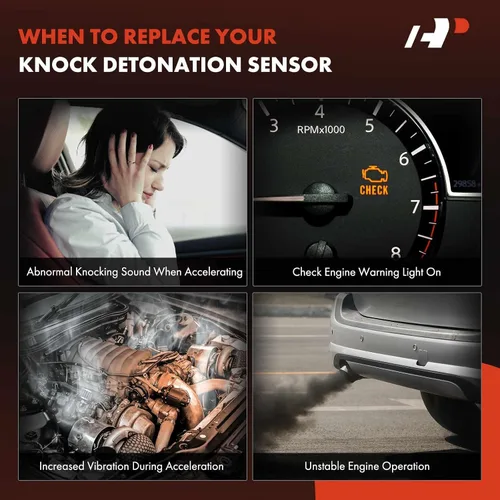 Miniatura 6 de A-Premium Sensor de detonación de encendido compatible con Honda CR-V CRV 2010-2012, Accord 2008-2012, Crosstour 2012-2013 y Acura TSX 2009-2010