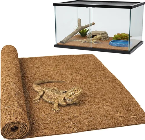 Miniatura 9 de Alfombra de Reptil, Alfombrilla de Reptil, Dragón Barbudo, Sustrato de Gecko Leopardo, Piso para Tanque de Dragón Barbudo, Serpiente, Cama