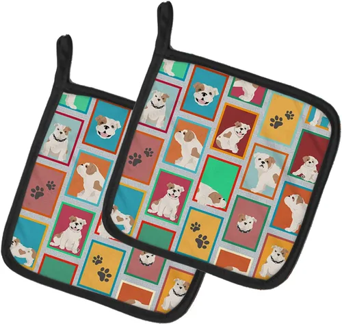 Miniatura 20 de Caroline's Treasures MLM1149PTHD - Juego de soportes para ollas de cocina resistentes al calor, almohadillas calientes para horno para cocinar